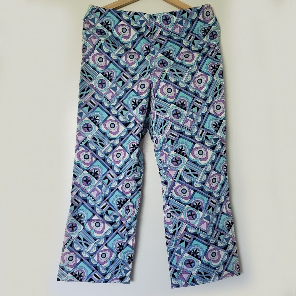 Sigrid Olsen Multicolor Pattern Pants 8